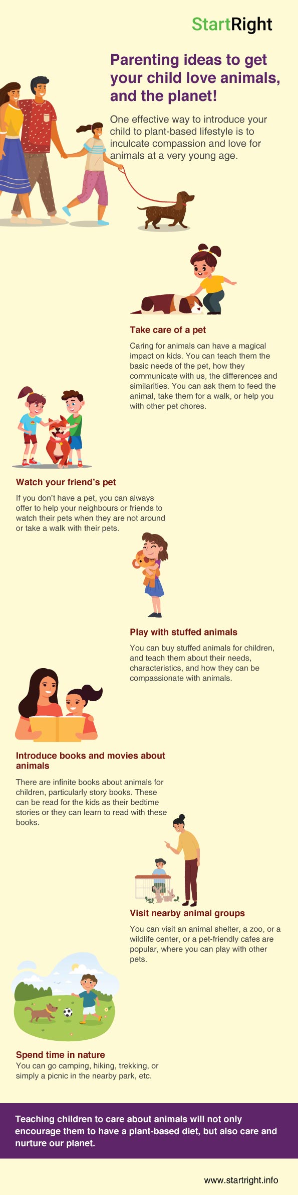Parenting ideas to get your child to love animals, and the planet! -  Startright